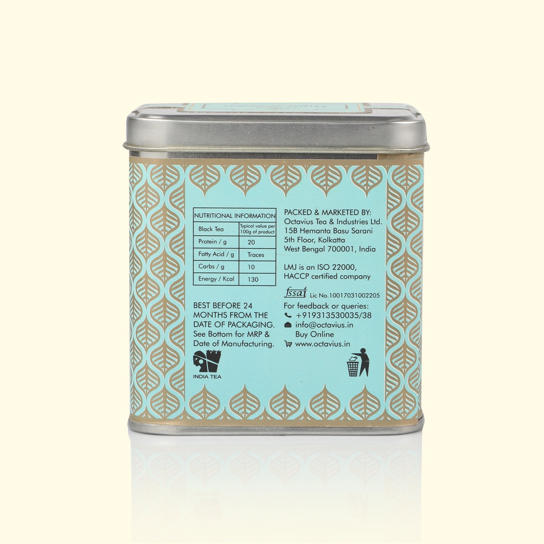 Nilgiri High Grown Black Tea (Loose Leaf South India) 100 Gms 100g