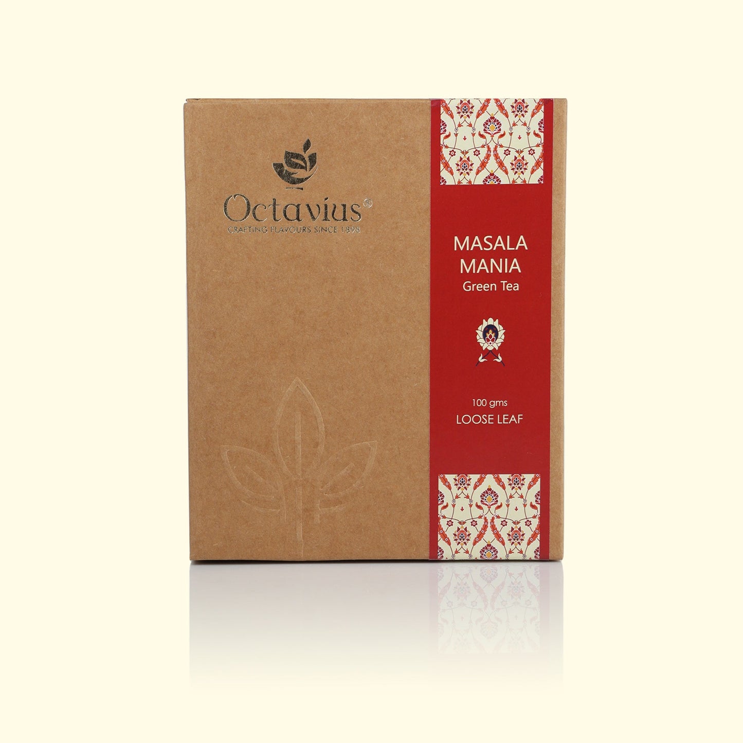 Masala Mania Green Tea Loose Leaf in Kraft Box - 100 Gms 100g
