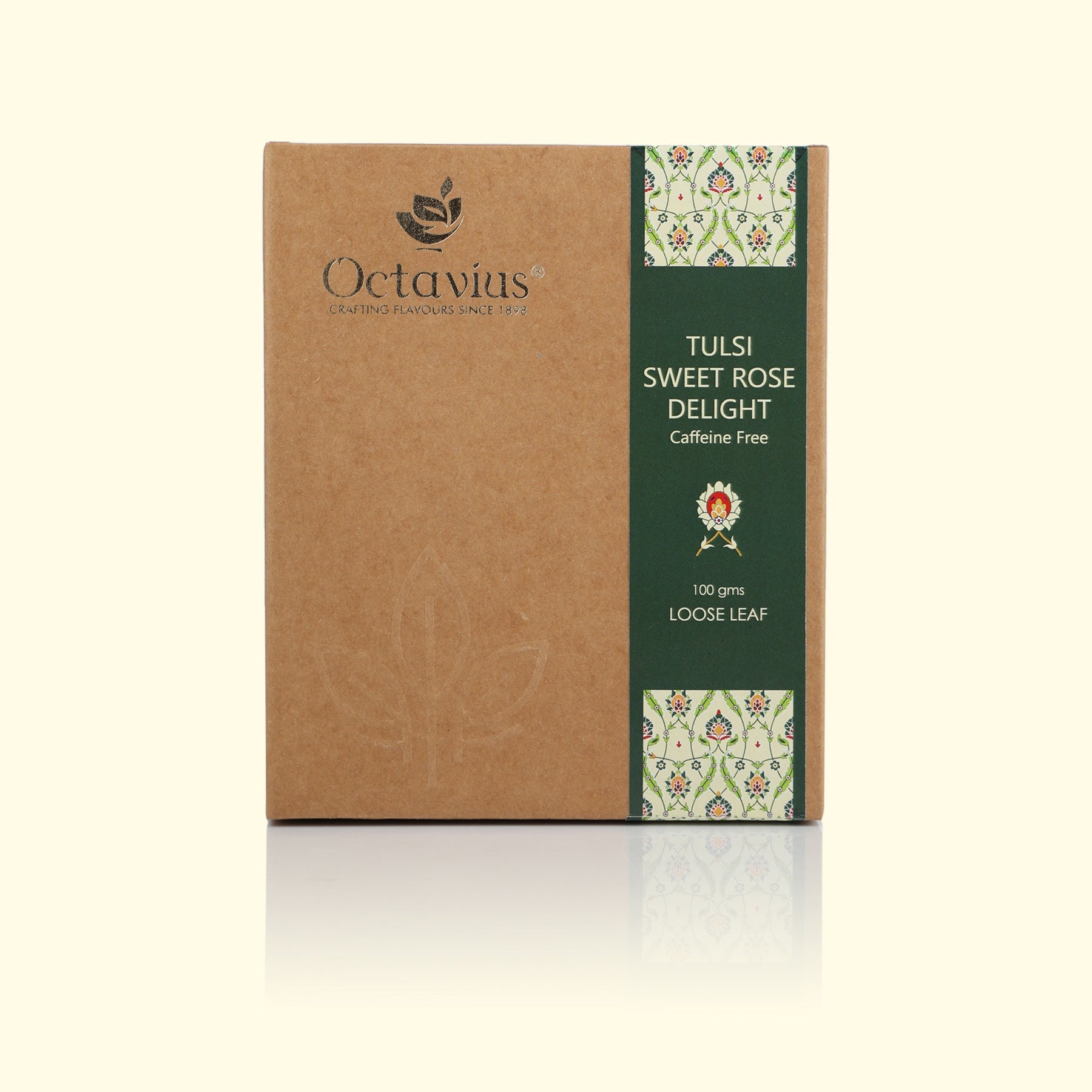 Tulsi Sweet Rose Delight Herbal Infusion (Caffeine free) Loose Leaf - 100 Gms 100g