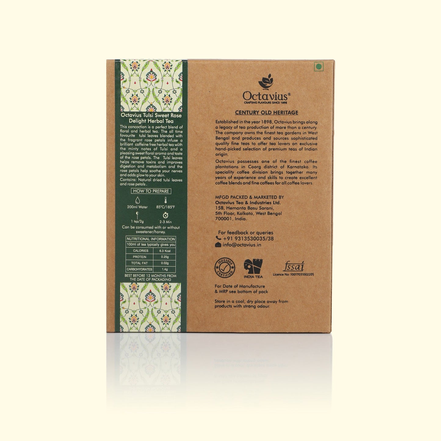 Tulsi Sweet Rose Delight Herbal Infusion (Caffeine free) Loose Leaf - 100 Gms 100g