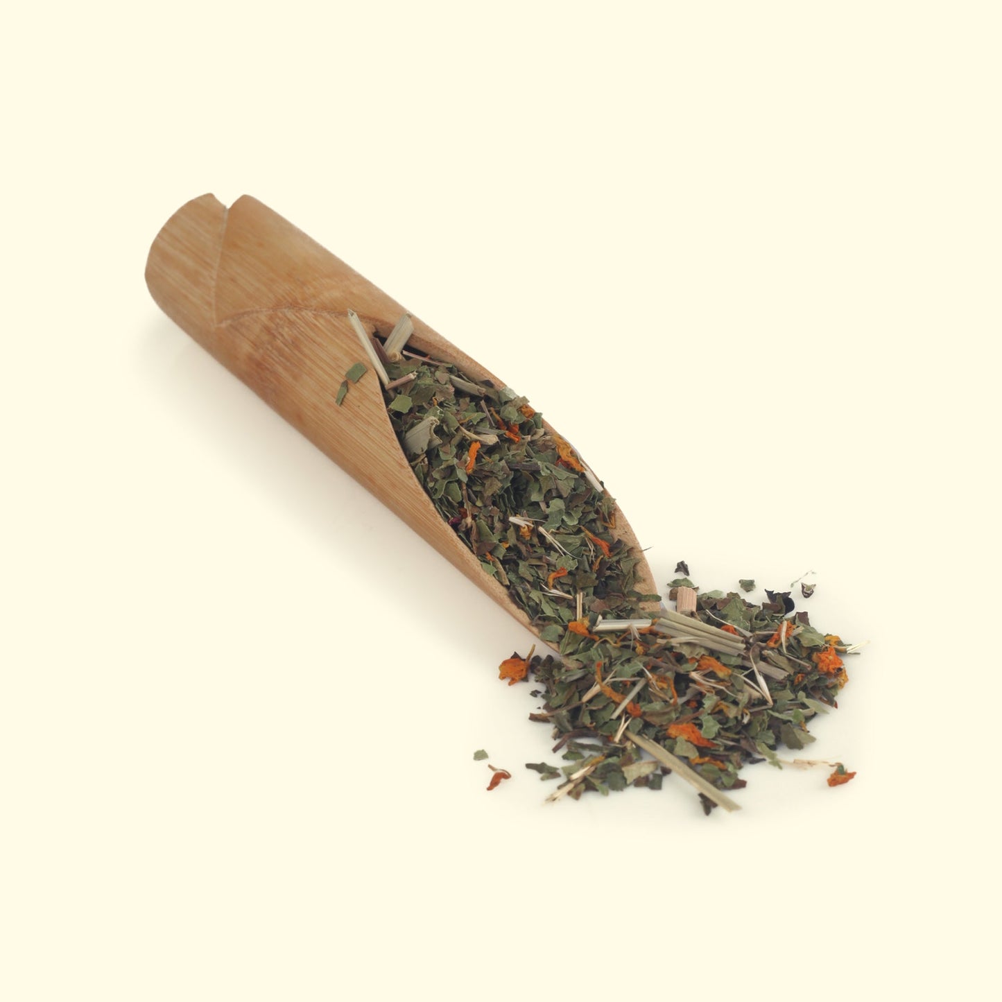 Marigold and Lemon Grass Green Tea Loose Leaf in Kraft Box - 100Gms 100g