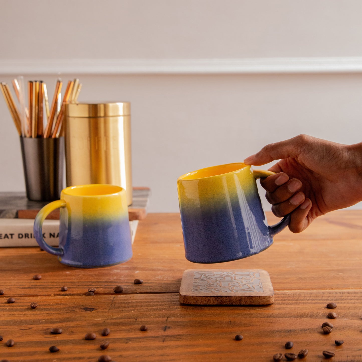 Coastal Dawn Grande Ceramic Mug (400 ml) 400ml