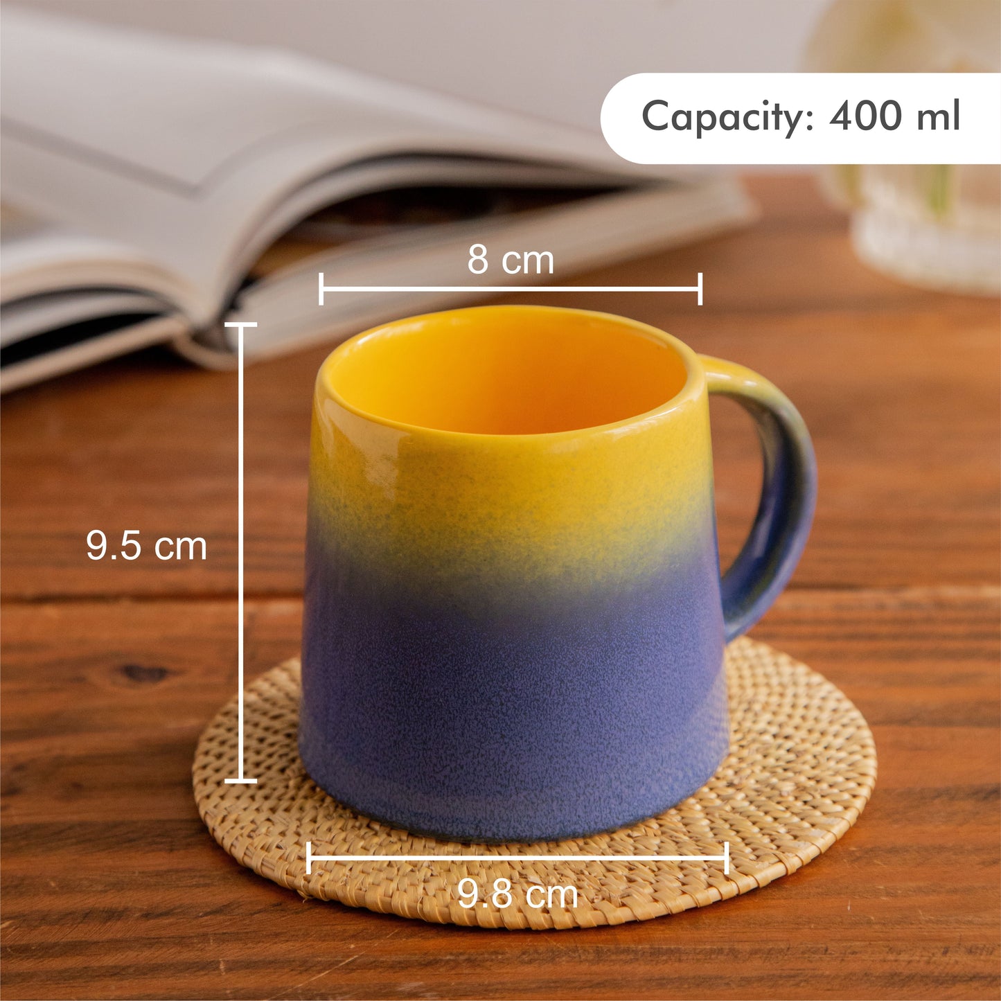 Coastal Dawn Grande Ceramic Mug (400 ml) 400ml