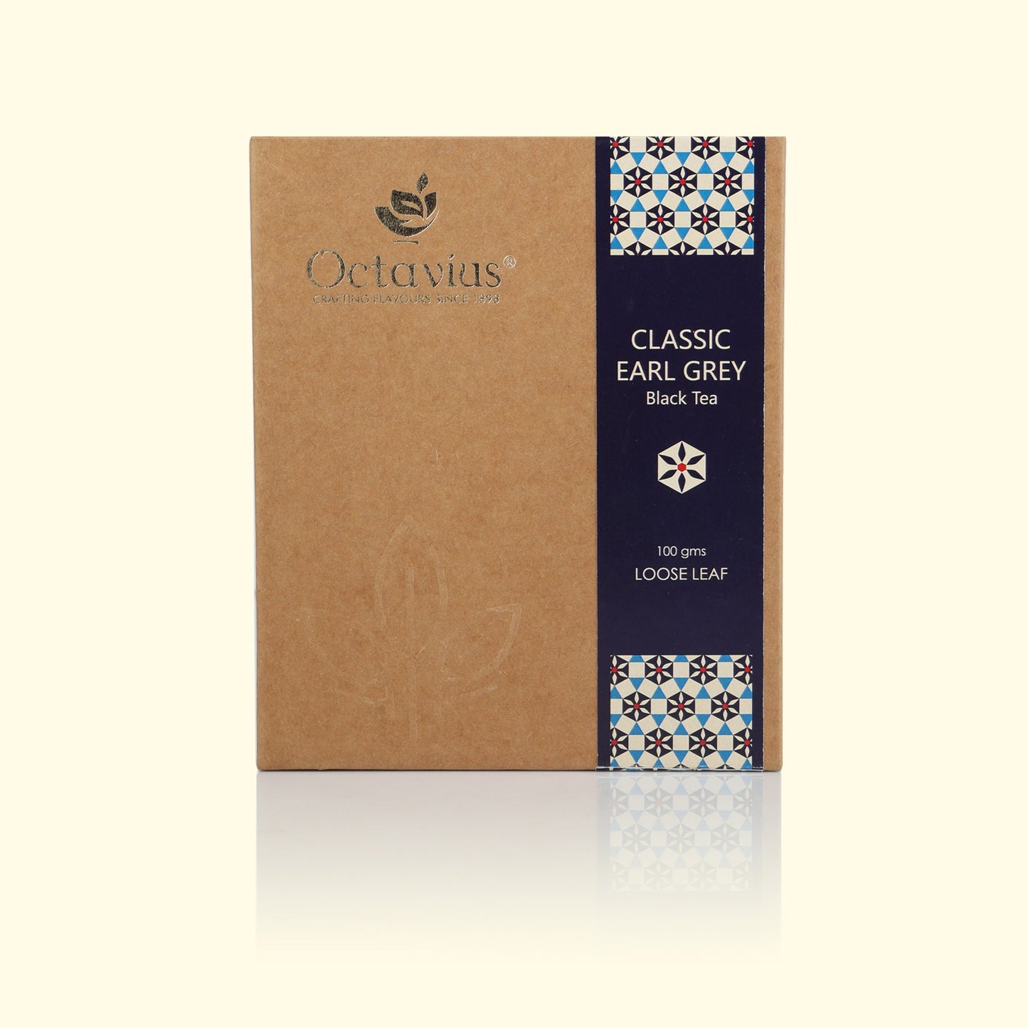 Classic Earl Grey Black Tea Loose Leaf in Kraft Box - 100 Gms 100g