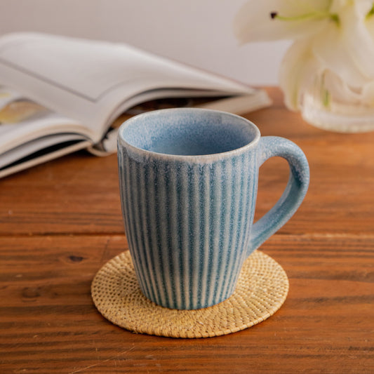 Coastal Ripple Hand-Painted Ceramic Mug – 650 ml 650ml