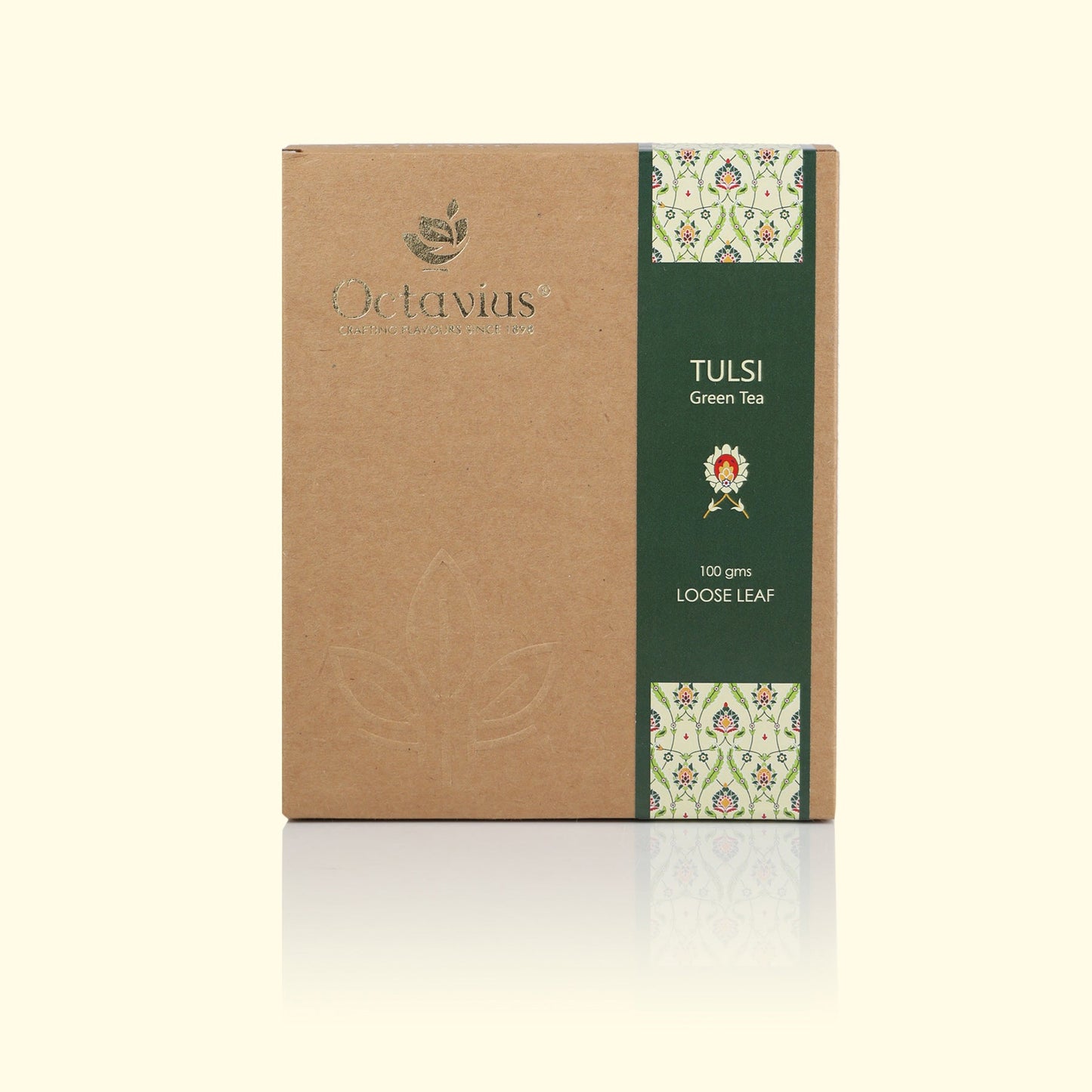 Tulsi Green Tea Loose Leaf in Kraft Box - 100 Gms 100g