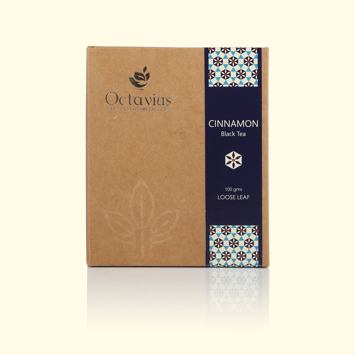 Cinnamon Black Tea Loose Leaf in Kraft Box - 100 Gms 100g