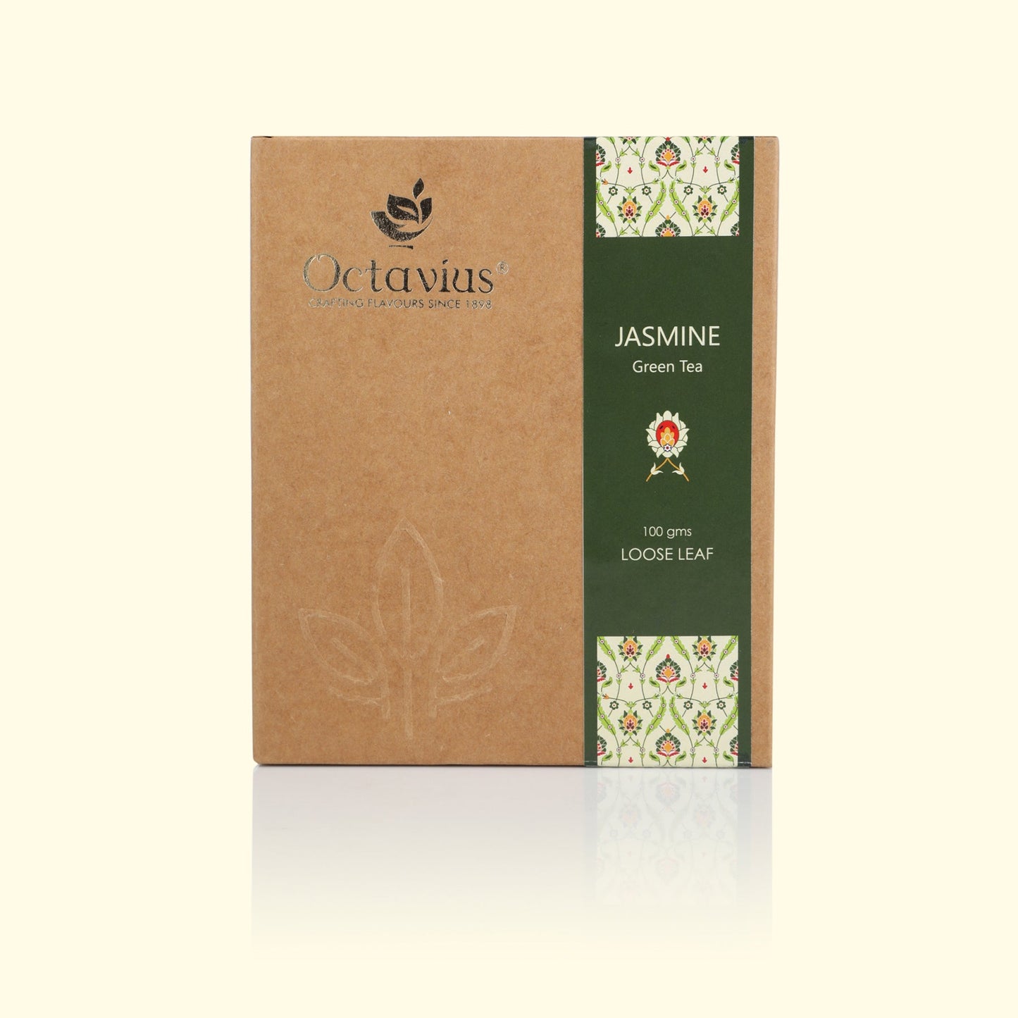 Jasmine Green Tea Loose Leaf in Kraft box - 100 Gms 100g