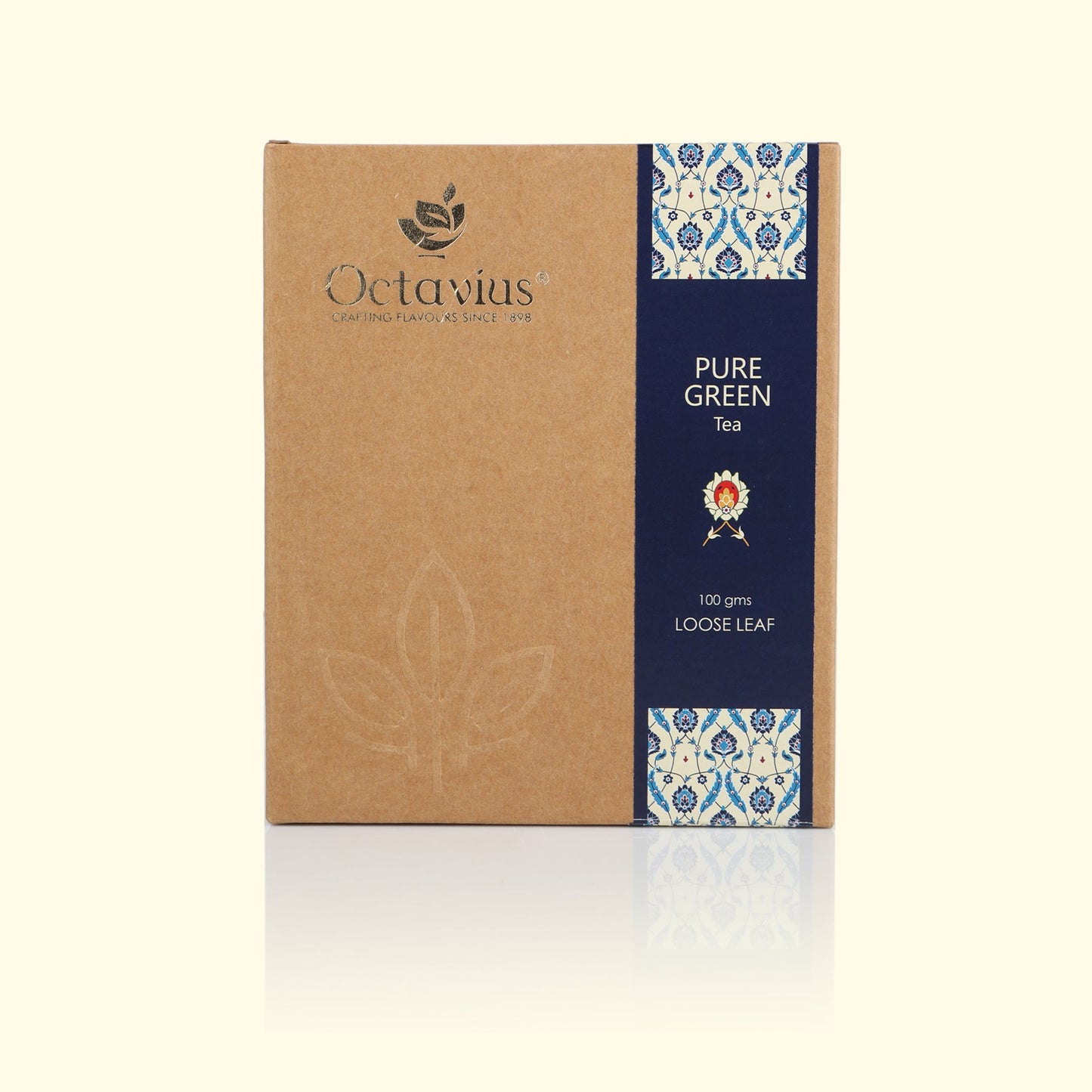Pure Green Tea Loose Leaf in Kraft Box - 100 Gms 100g