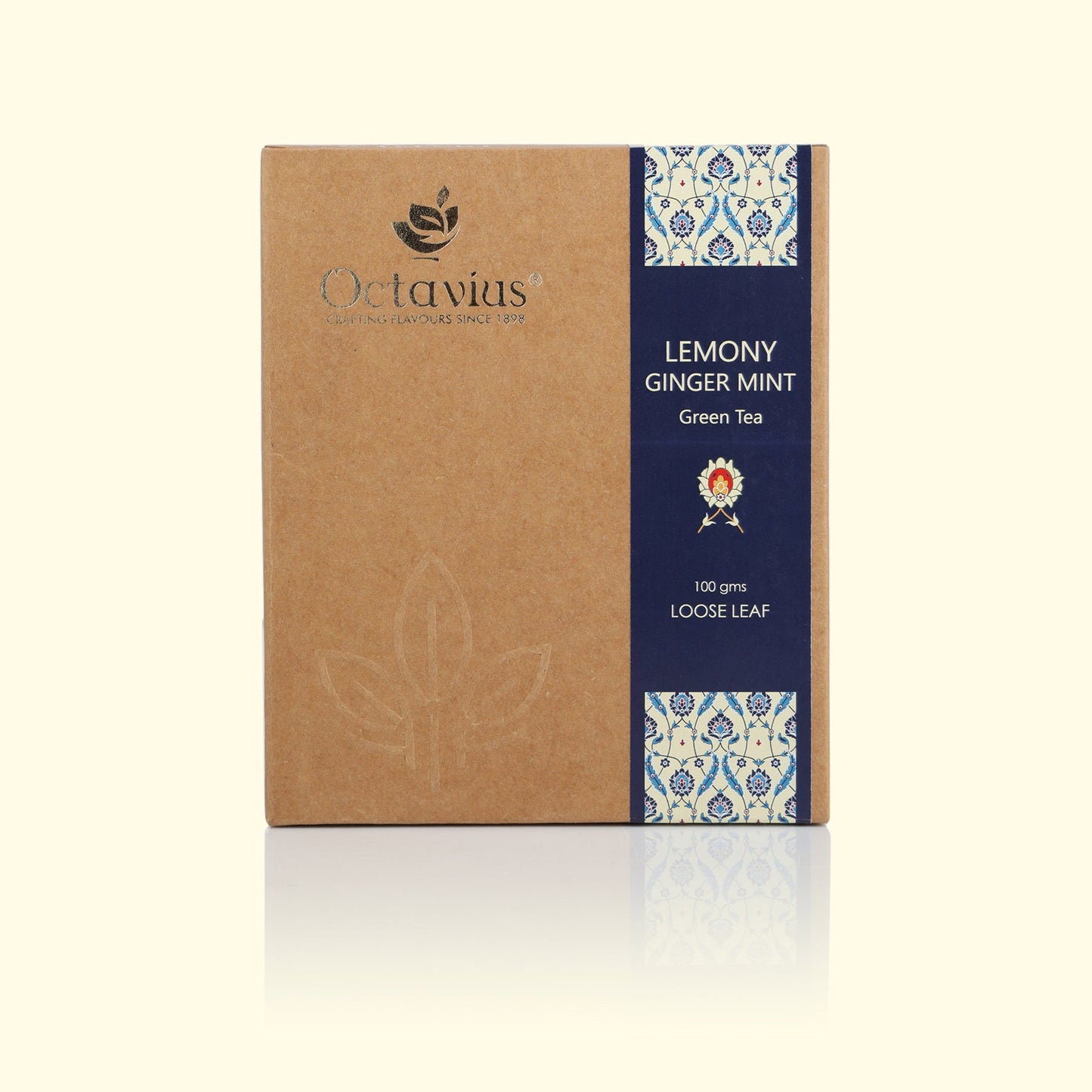 Lemony Ginger Mint Green tea loose leaf - 100 Gms 100g