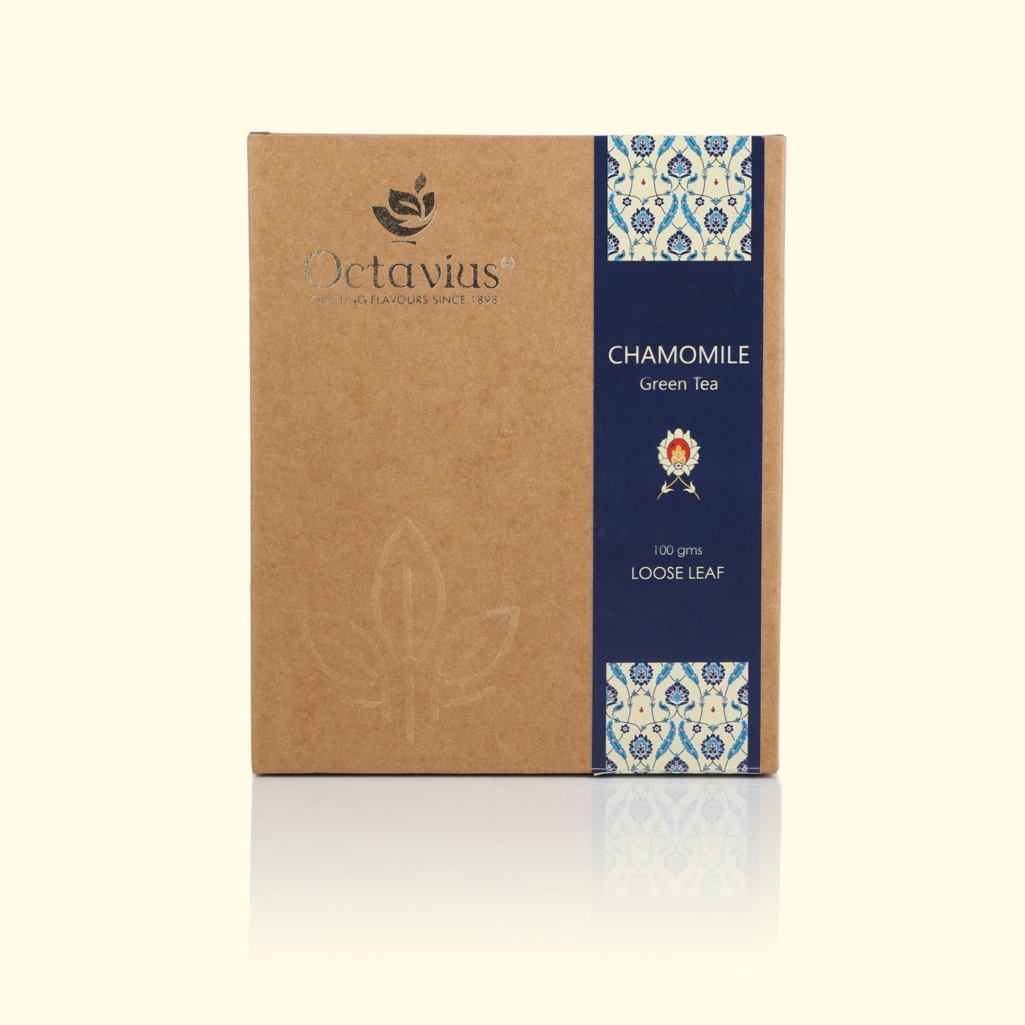 Chamomile Green Tea Loose Leaf in Kraft Box - 100 Gms 100g