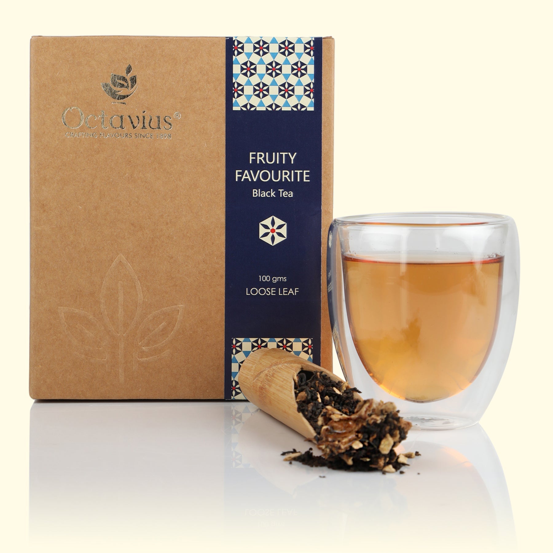 Fruity Favourite Black Tea Loose Leaf in Kraft Box - 100 Gms 100g