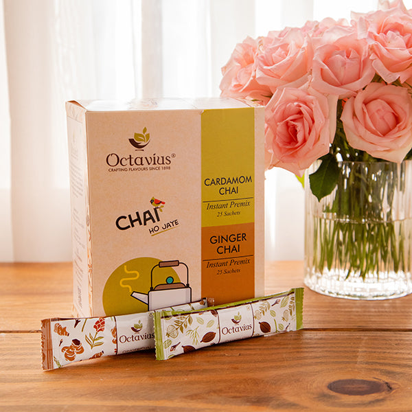 2 in 1 Instant Premix - Ginger and Cardamom 50 Sachets 50sachets