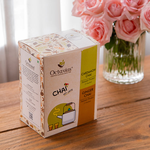 2 in 1 Instant Premix - Ginger and Cardamom 50 Sachets 50sachets