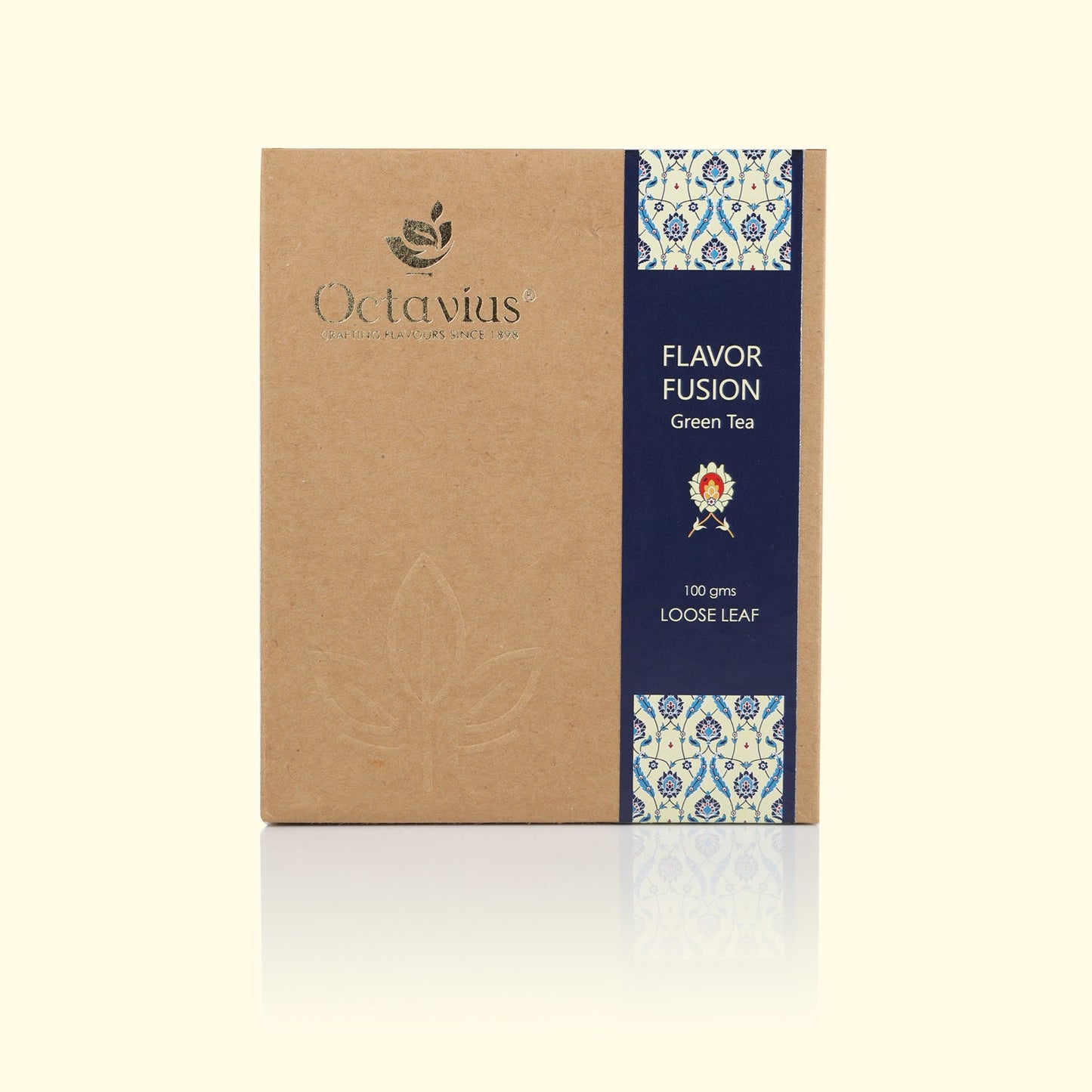 Flavour Fusion Green Tea Loose Leaf in Kraft Box - 100 Gms 100g