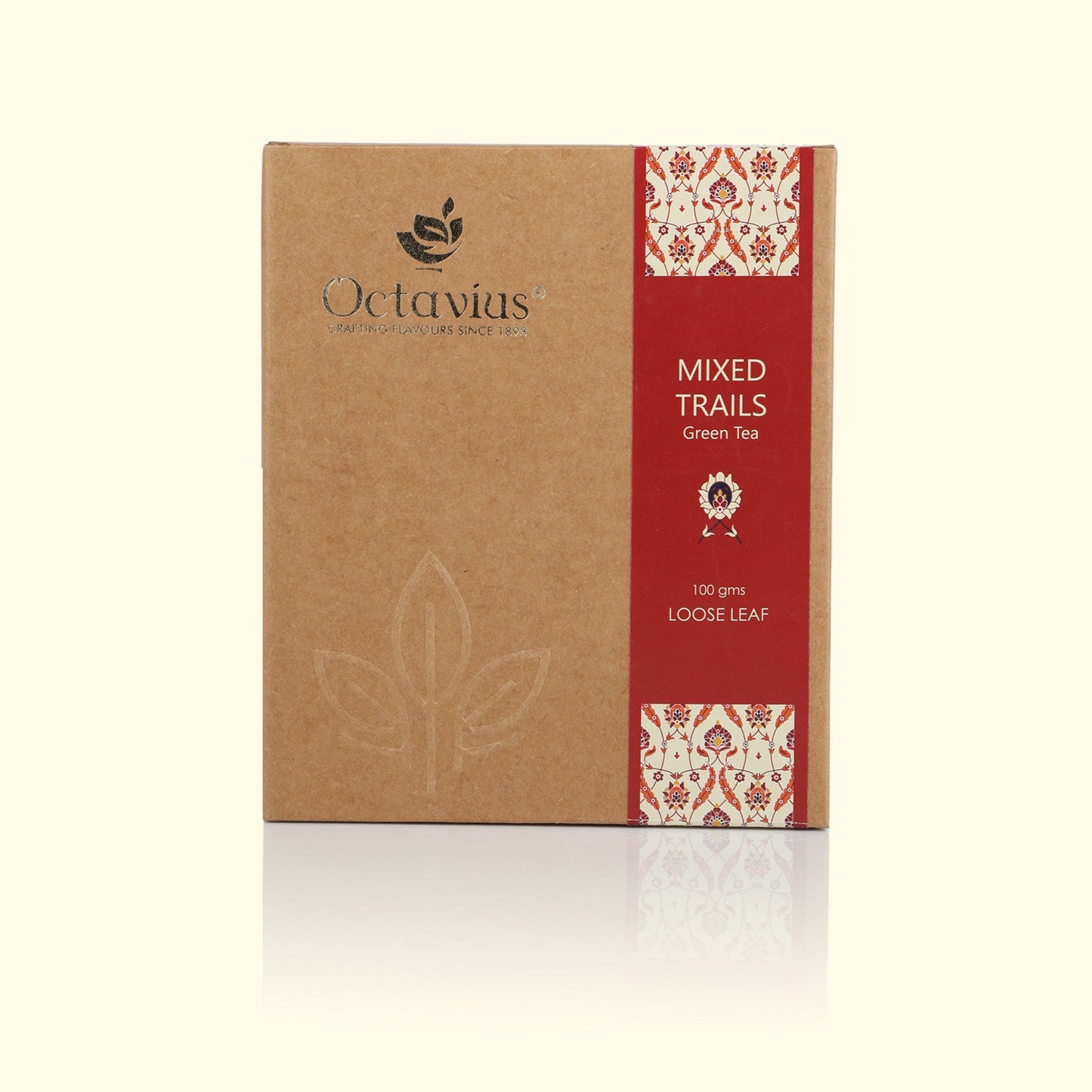 Mixed Trails Green Tea Loose Leaf in Kraft Box - 100 Gms 100g
