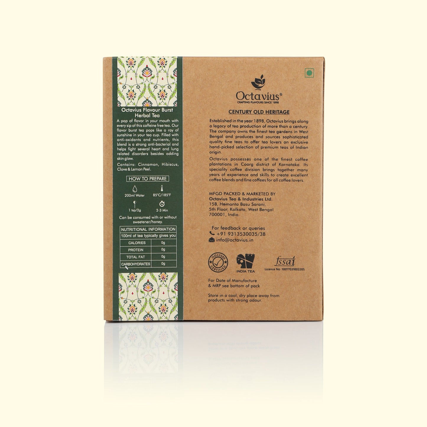Flavour Burst Herbal Infusion (Caffeine Free) Loose Leaf- 100 gms 100g