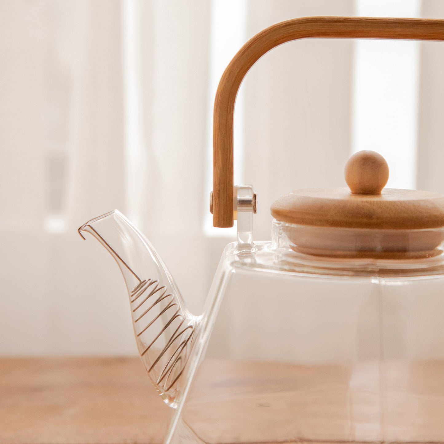 Octavius Facet Brew Borosilicate Glass Kettle – 1500 ml 1500ml