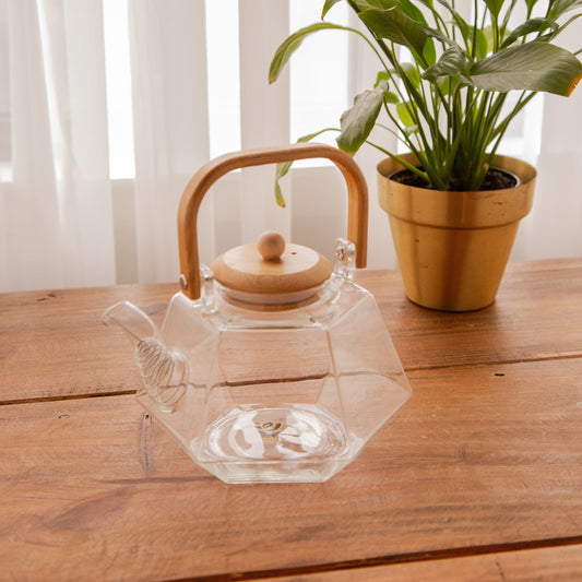 Octavius Facet Brew Borosilicate Glass Kettle – 1500 ml 1500ml