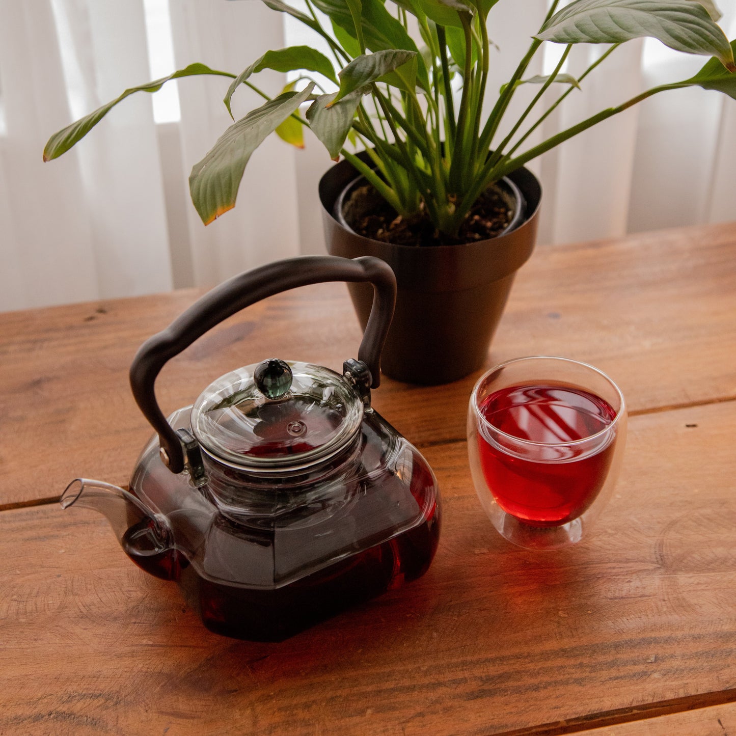 Octavius DuskGlow Borosilicate Glass Kettle – 1100 ml 1100ml
