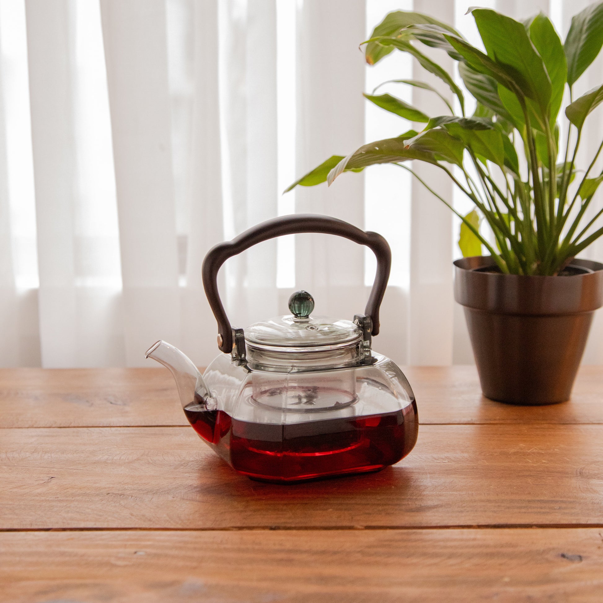 Octavius DuskGlow Borosilicate Glass Kettle – 1100 ml 1100ml