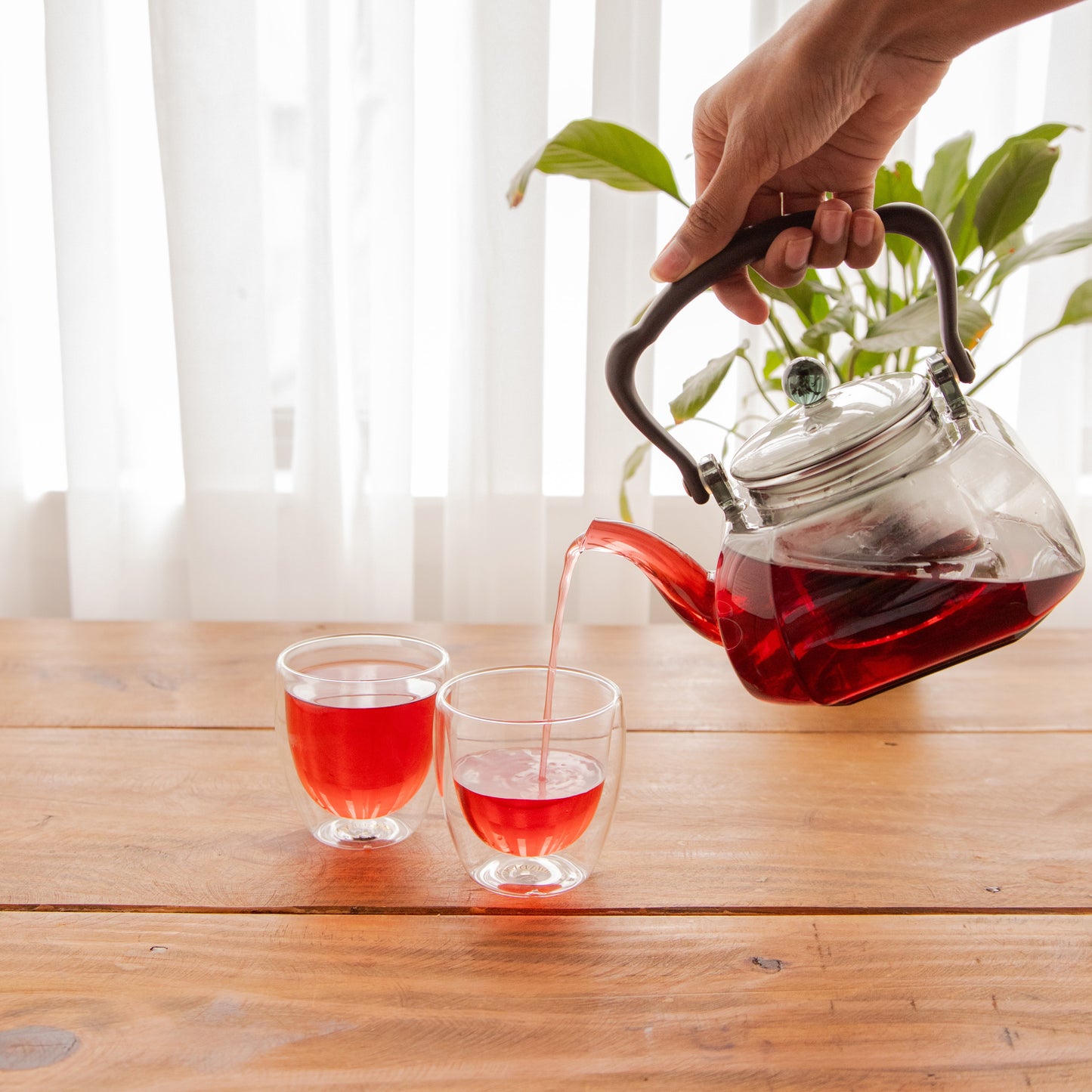 Octavius DuskGlow Borosilicate Glass Kettle – 1100 ml 1100ml