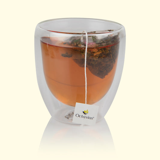 Assorted Wellness Teas   - 40 Enveloped Pyramid Tea Bags 390g