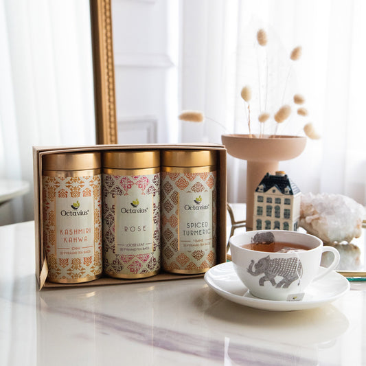 Gourmet Tea Collection-Festive Infusions (3 Tins) 430g