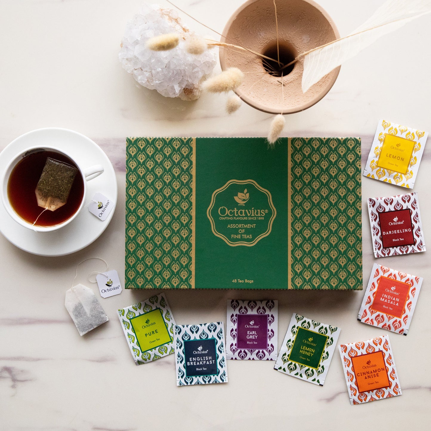 Assortment of Fine Teas - 48 Teabags 48teabags