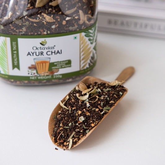 Ayur Chai (With Eight Exotic Herbal Spices) - 250 Gms Jar 250g