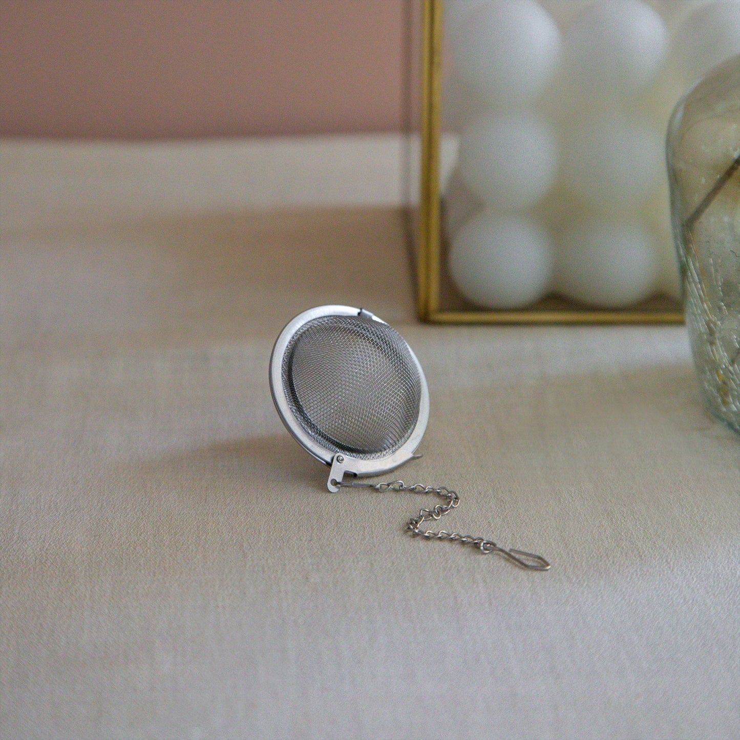Ball Shaped Tea Infuser with Extended Chain 60g