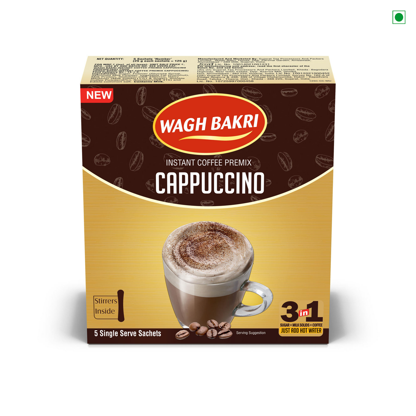 Instant Cappuccino Coffee Premix