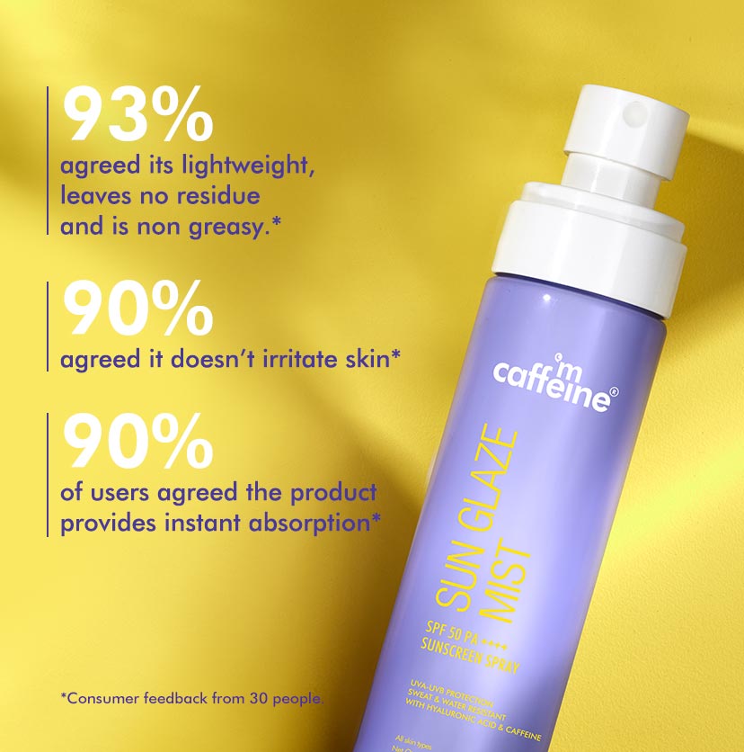 Sun Glaze Mist Face Sunscreen SPF 50 PA++++ Spray- 100ml