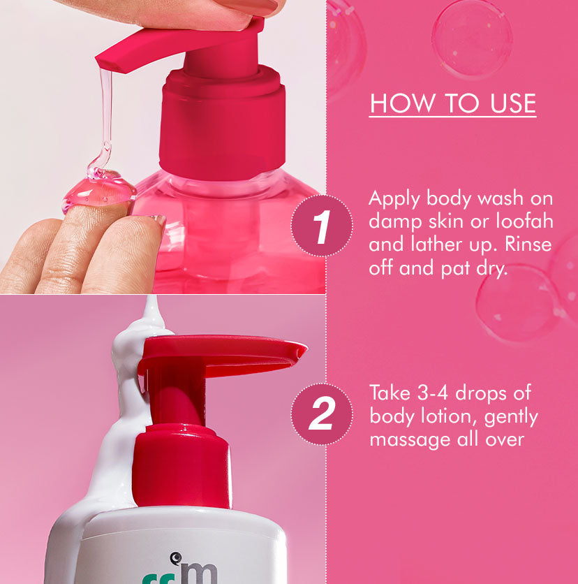 Raspberry Cleanse & Protect Duo | Body Wash & SPF 50 PA+++ Body Sunscreen