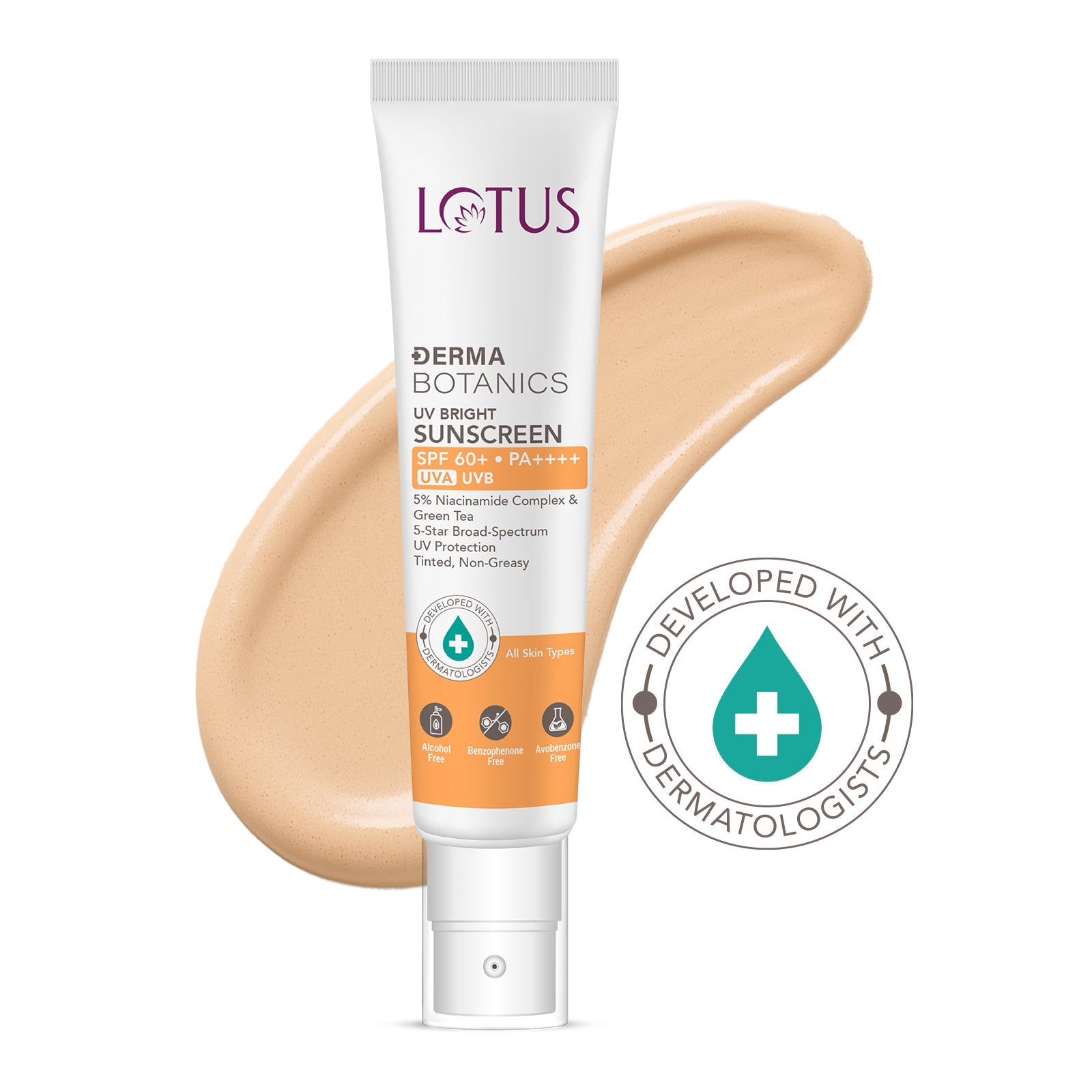 DermaBotanics UV bright sunscreen SPF 60+ 40gm