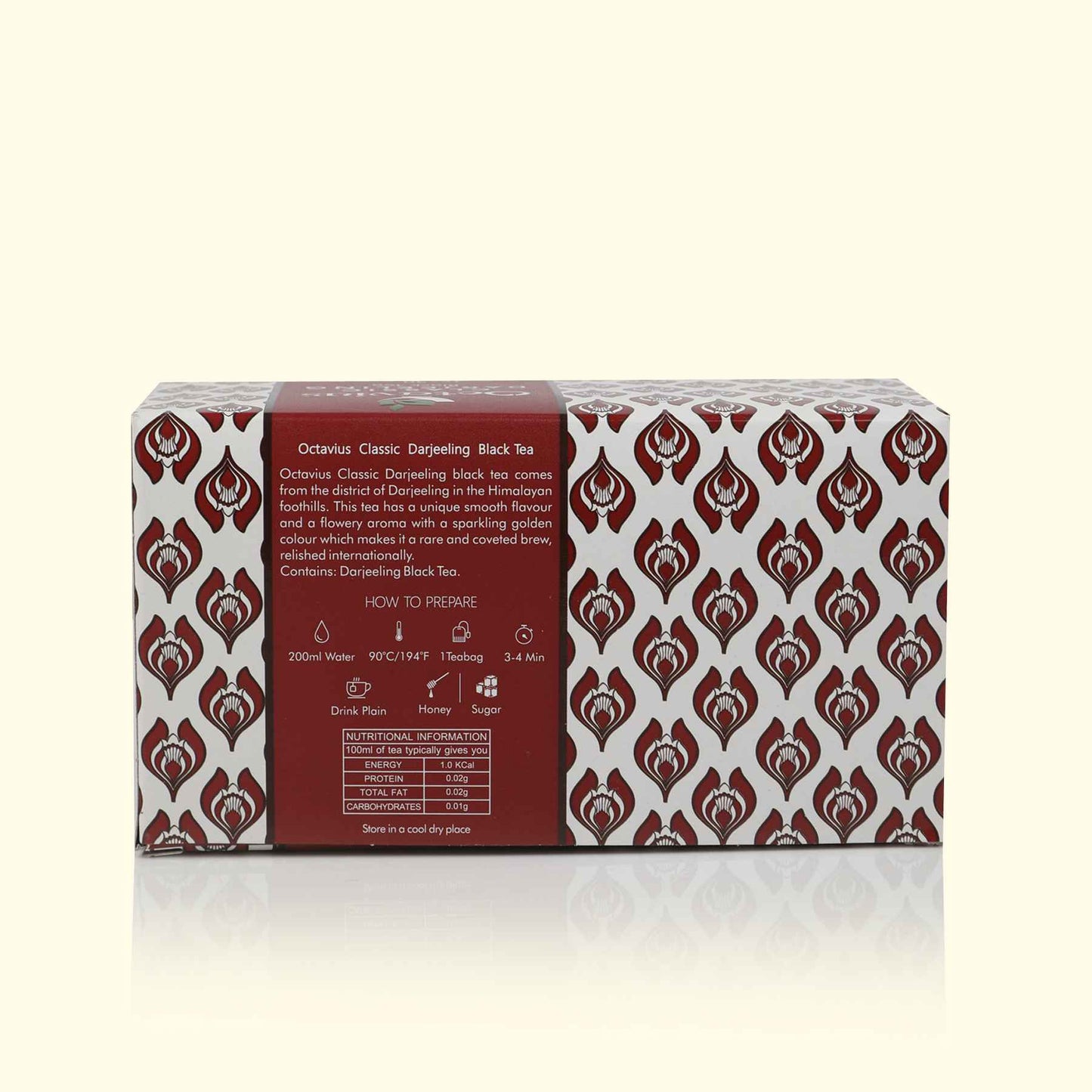 Darjeeling black tea - 30 Enveloped Teabags 195g