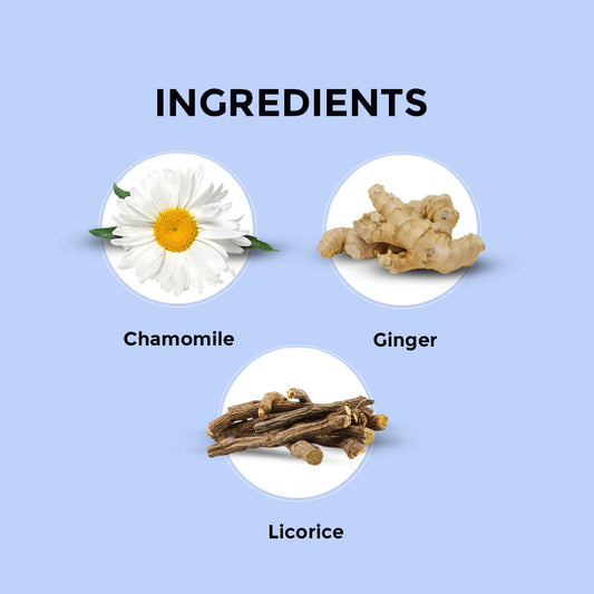 Chamomile Ginger Herbal Tea - 30 Tea Bags 30 Tea Bags
