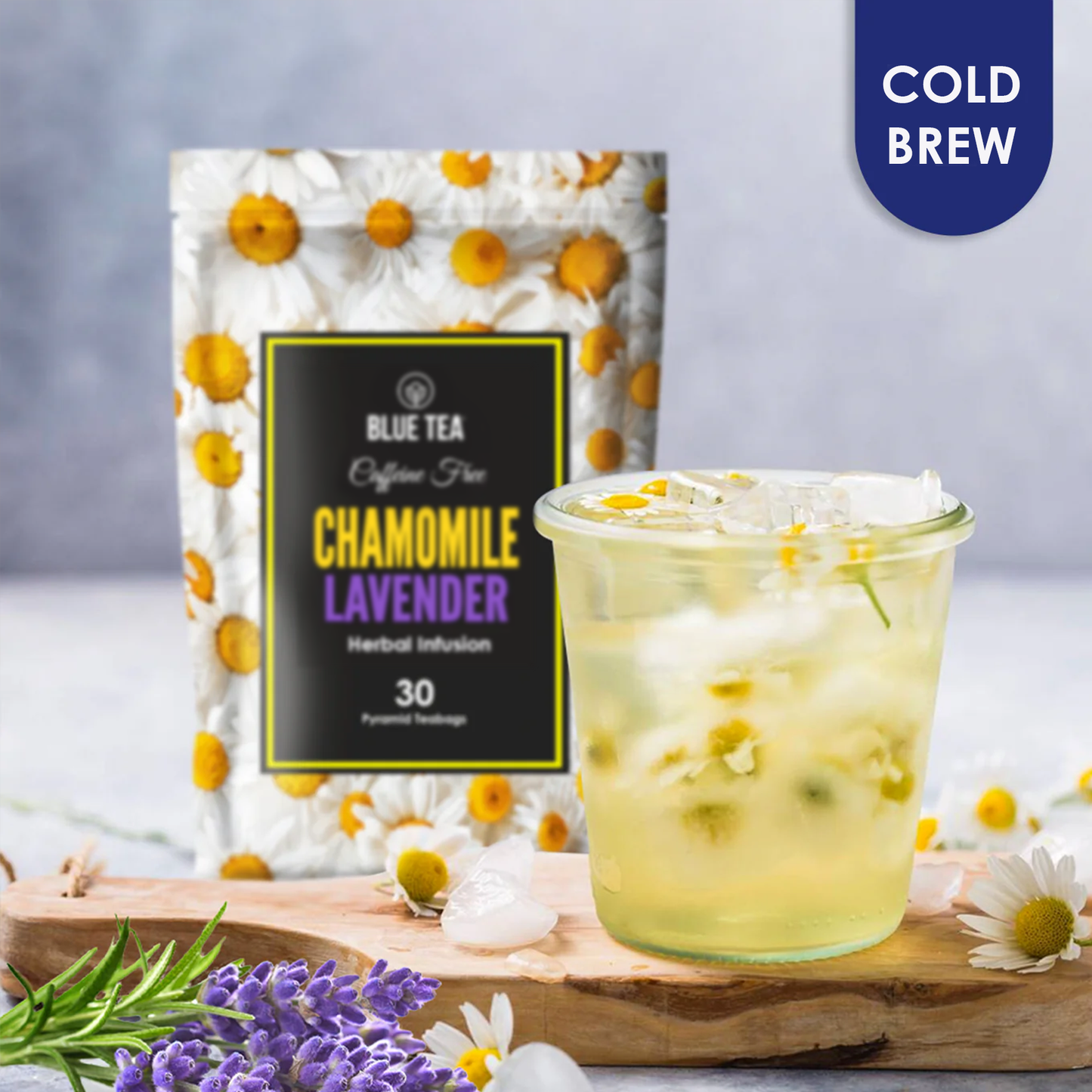 Chamomile Lavender Herbal Tea  - 30 Teabags 30 Tea Bags