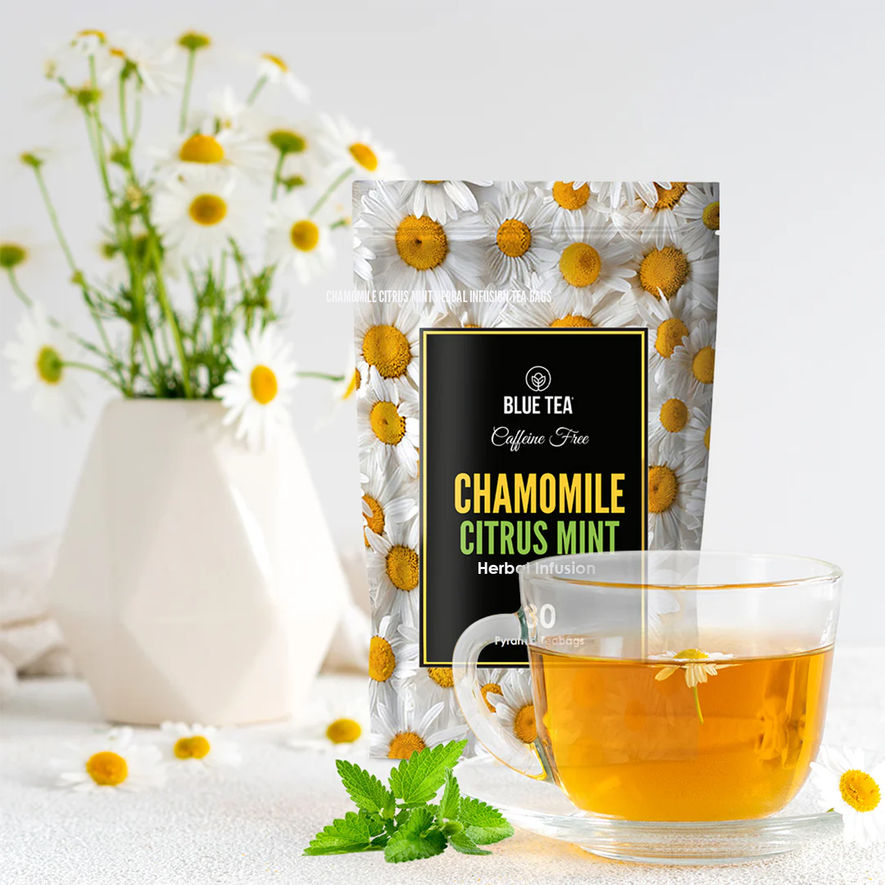 Chamomile Citrus Mint Herbal Tea  - 30 Tea Bags 30 Tea Bags