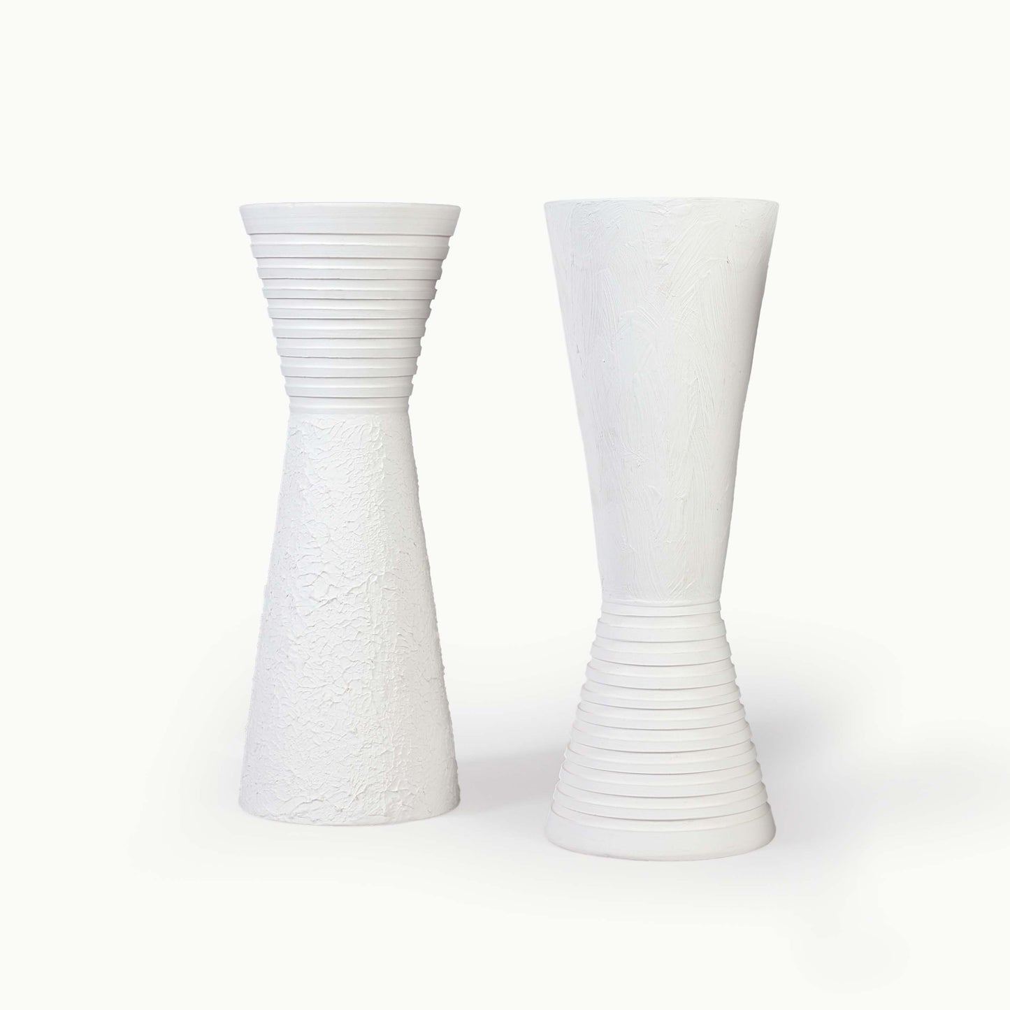 ANGLED VASE SET 長さ: 57、幅: 57、高さ: 21