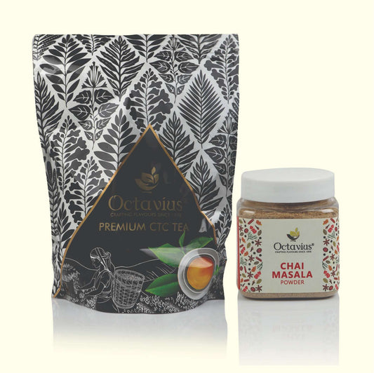 Chai Essentials Kit - Premium CTC Tea & Aromatic Chai Masala