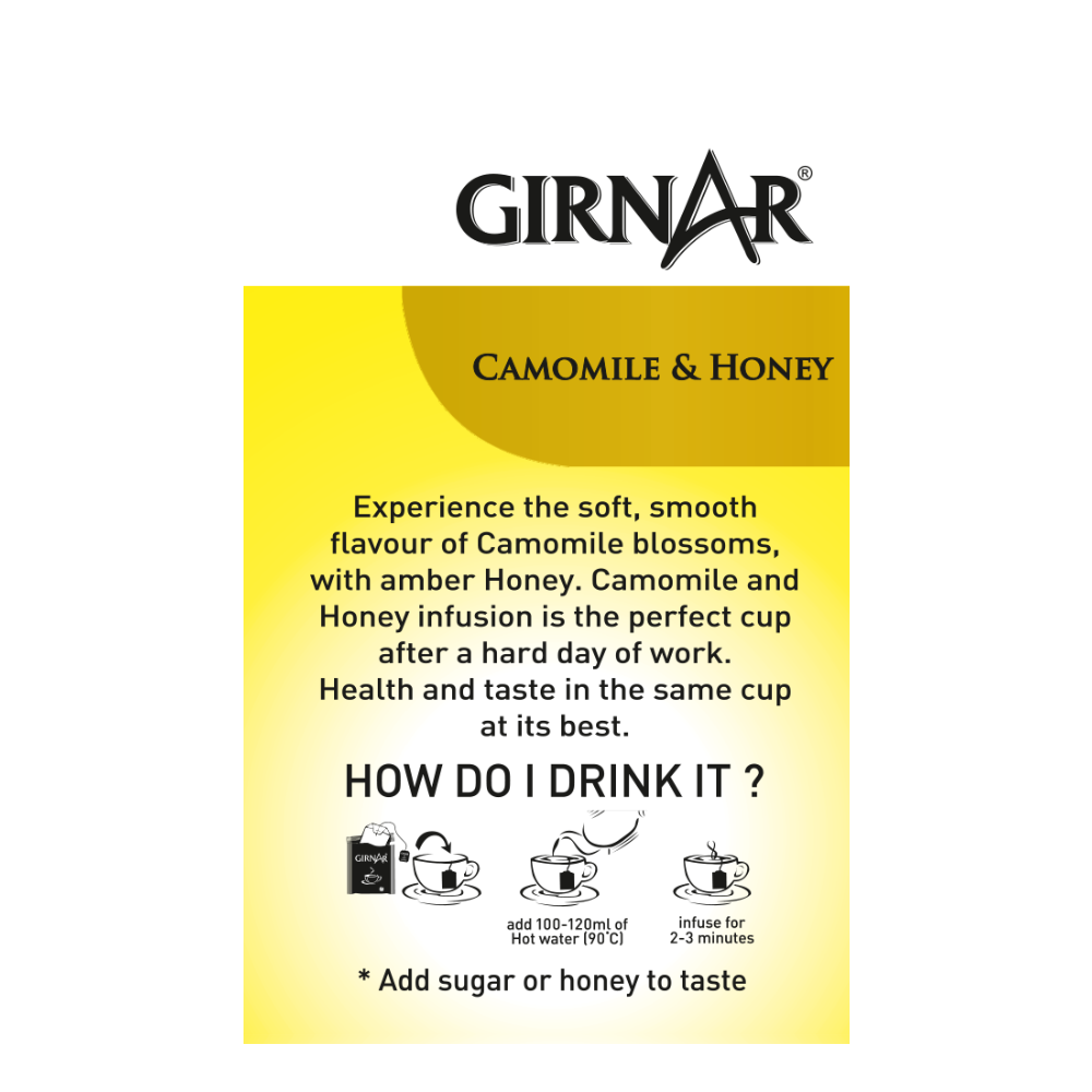 Camomile Infusion With Honey 10 Tea Bags