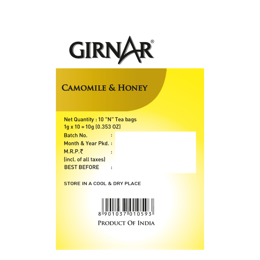 Camomile Infusion With Honey 10 Tea Bags
