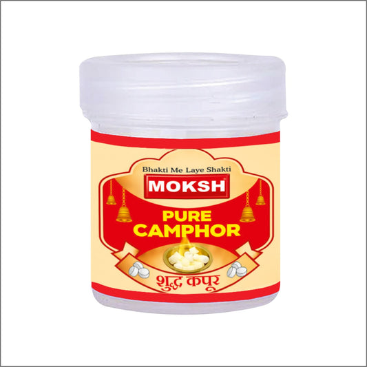 Moksh Pure Camphor Big Jar 52 Tablets