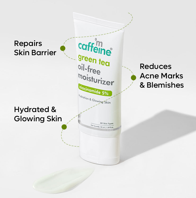 Green Tea Oil-Free Moisturizer with 5% Niacinamide - 50 ml