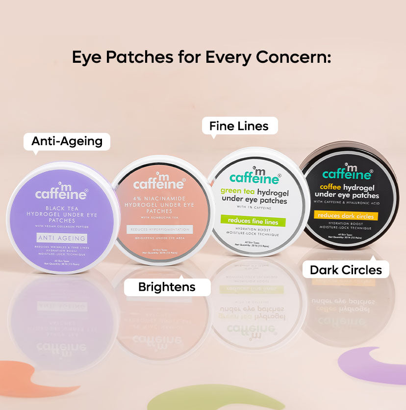 Hydrogel Kombucha Under Eye Patches - 15 Pairs