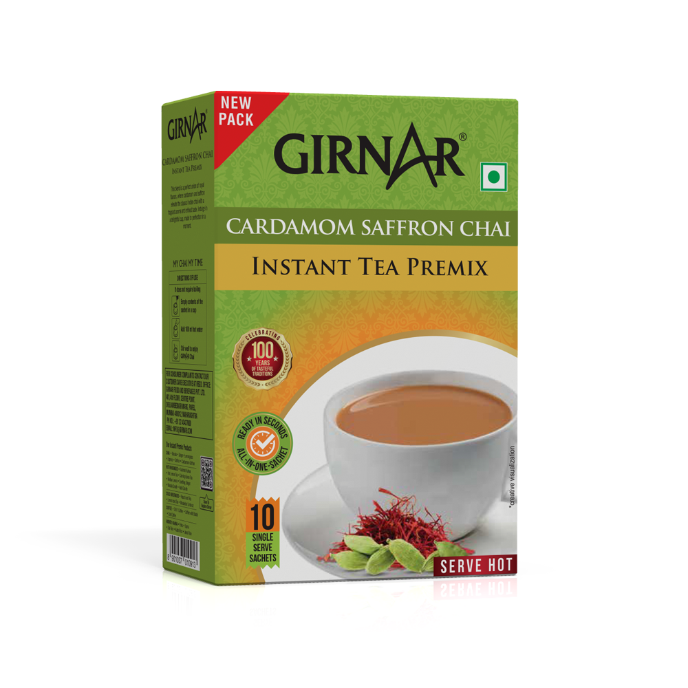 Instant Tea Premix With Cardamom-Saffron 10 Sachets