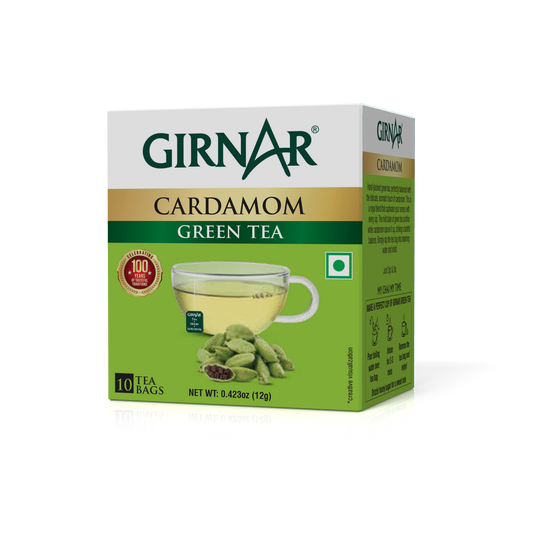 Green Tea Bags - Cardamom 10 Tea Bags