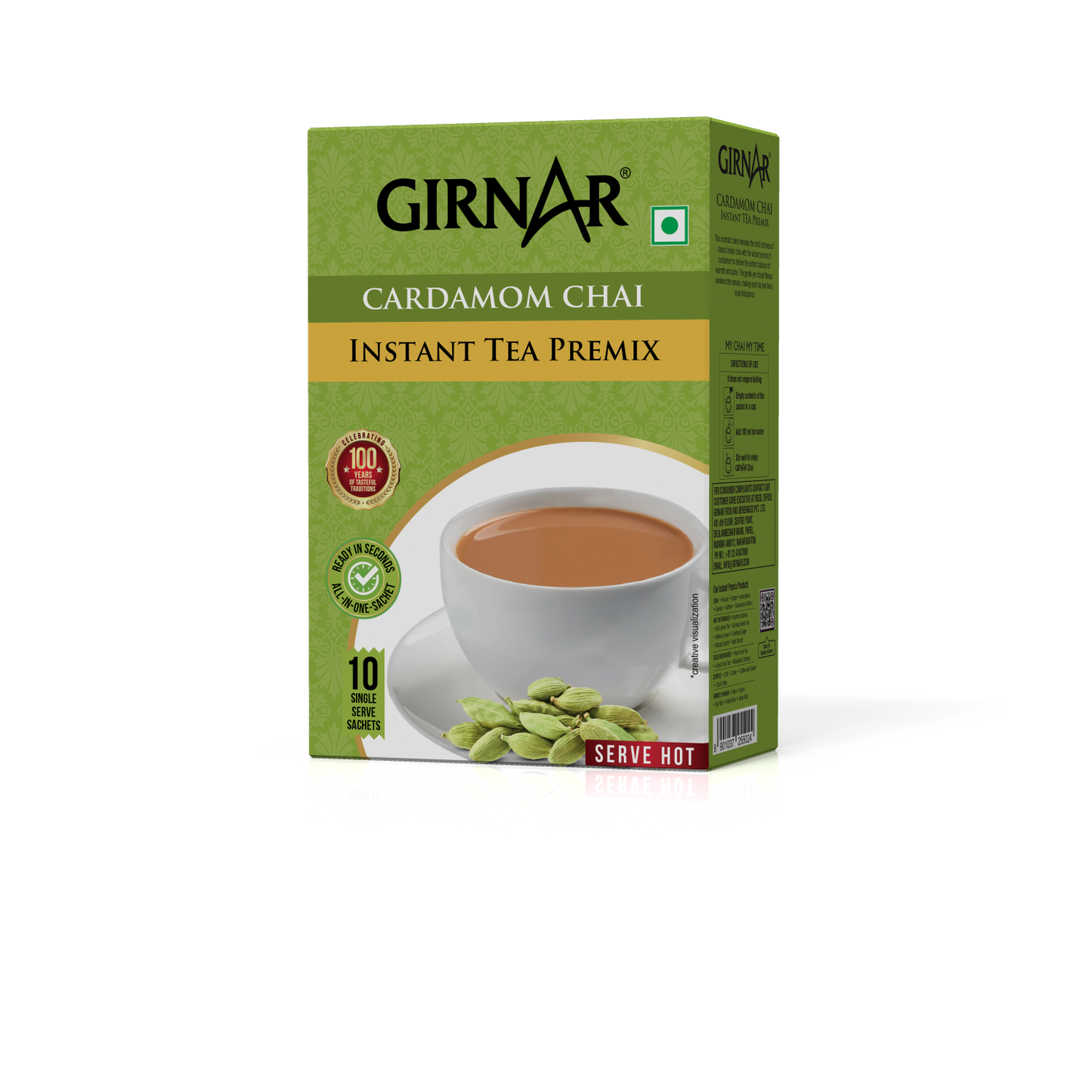 Instant Tea Premix With Cardamom 10 Sachets