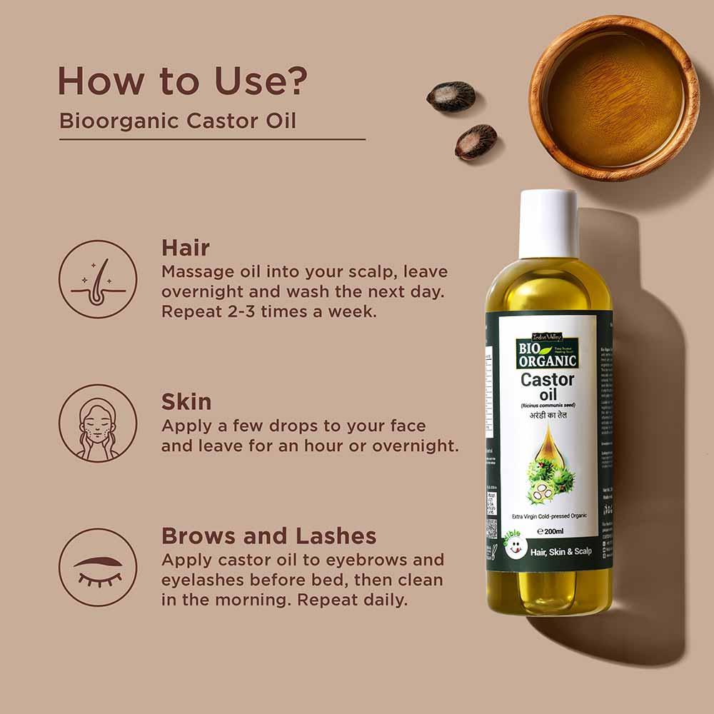 Pure & Organic Castor Oil - 200ml 200ml